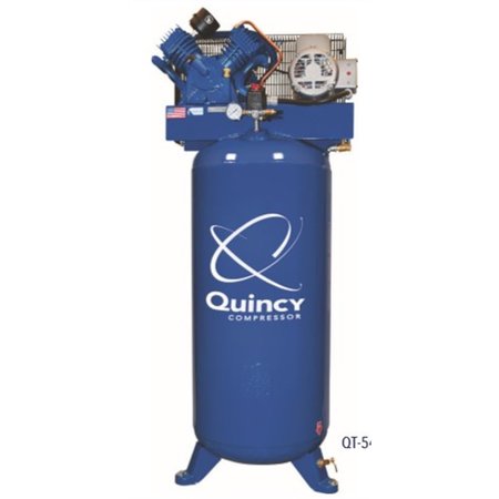 BELAIRE Quincy QT 5-HP 80 Gallon Two-Stage Air Compressor (230V-1-Phase)  Vertical  MAX 2020039822
